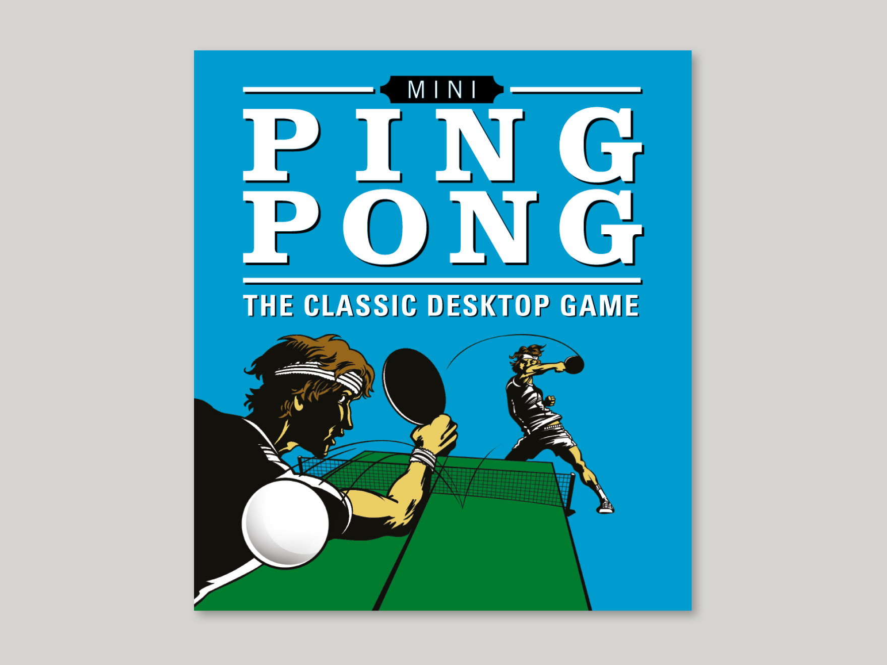 Box front to the Ping Pong Mini Kit game